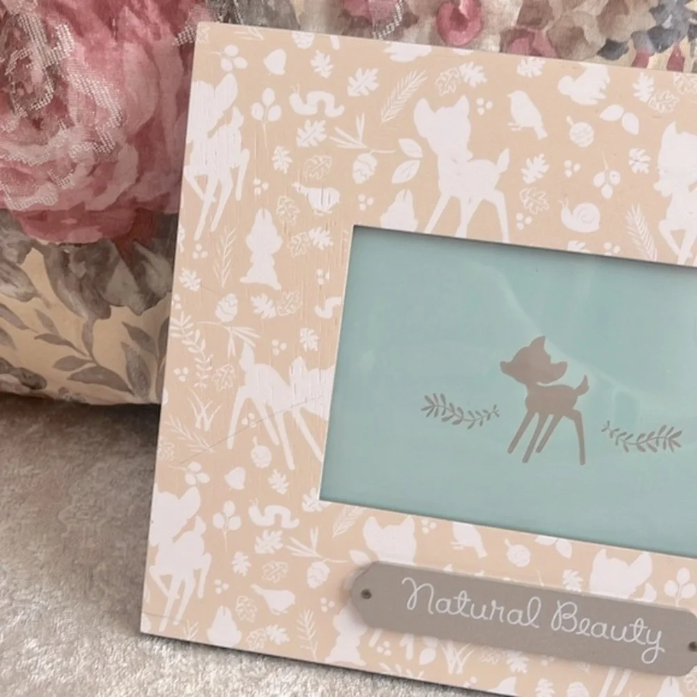 Brand New Hallmark Disney Baby “Natural Beauty” Bambi Picture Frame 4”x6” Photo